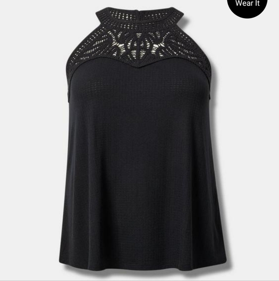 Torrid Crocheted Swing Tank - Picture 3 of 6